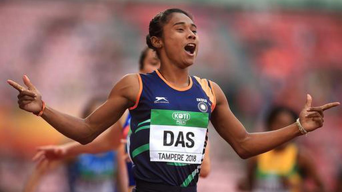 Hima Das Dutee Chand Named In 4x100m Relay Team For World Athletics Relays Sportstar