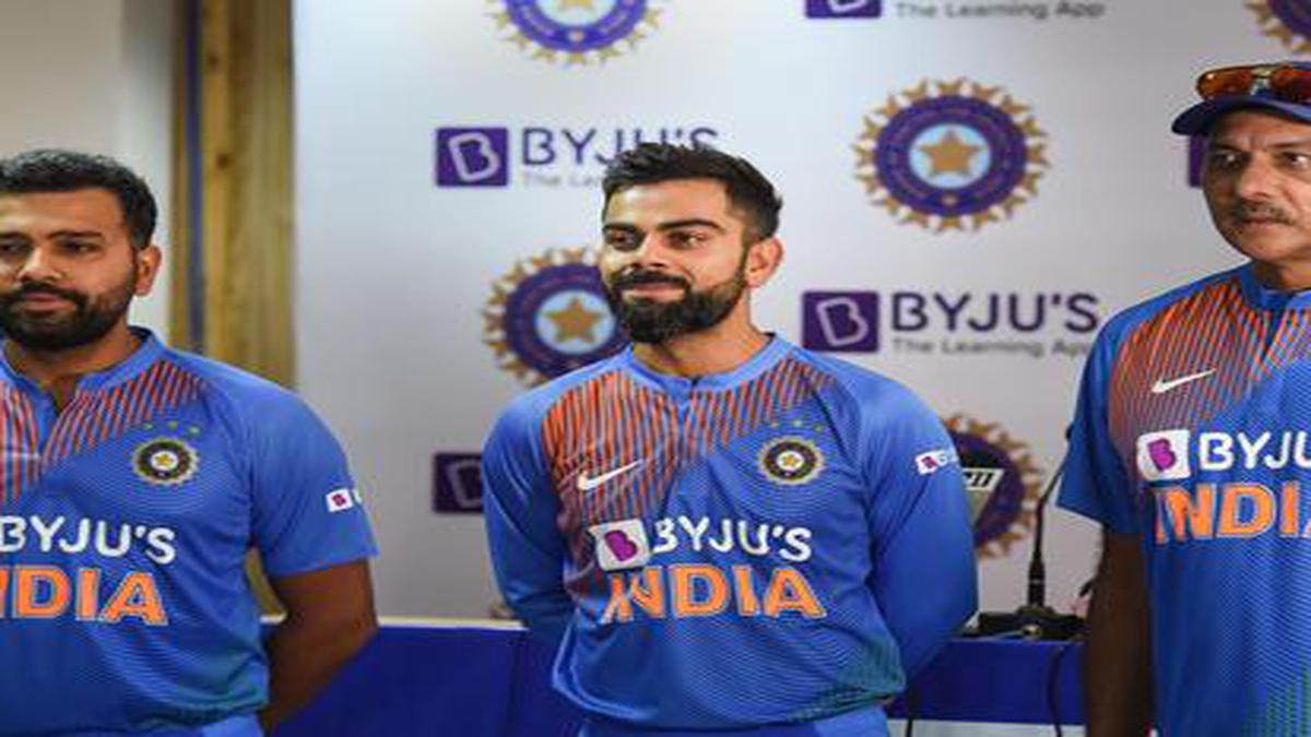 India unveils new team jersey with Byju 