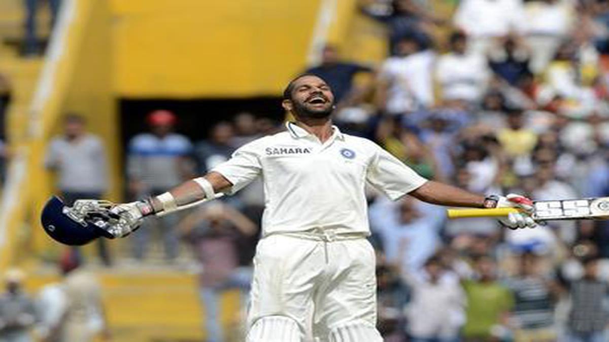 On This Day Dhawan Hits Fastest Century On Test Debut Sportstar