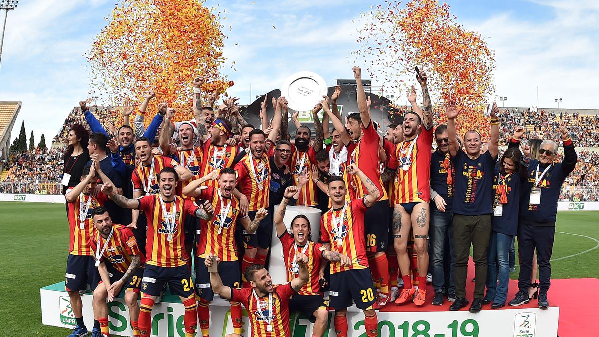 Lecce Back To Serie A After Seven Years Fifth Team To Achieve