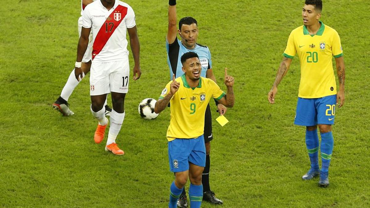 Brazil Star Gabriel Jesus Handed Two Month International Ban For Copa America Final Antics Sportstar