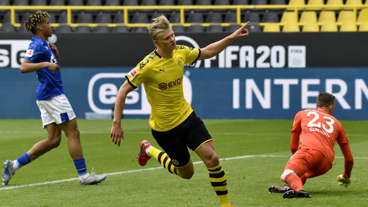 Haaland strikes first post-lockdown goal in Bundesliga - Sportstar