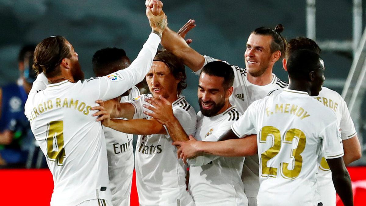 Real Madrid Defeats Villareal Seals La Liga Title Sportstar