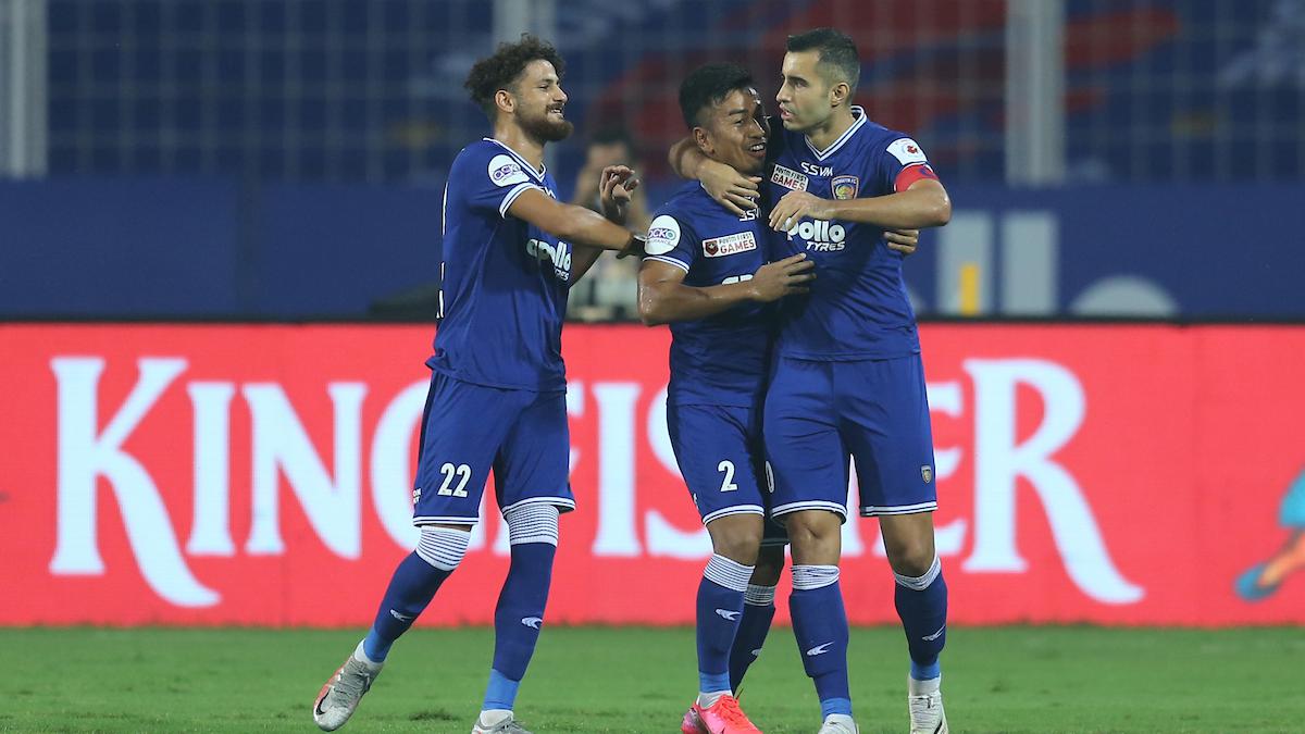 Isl 2020 21 Crivellaro Shines As Chennaiyin Beats Goa 2 1 Football News Sportstar Sportstar