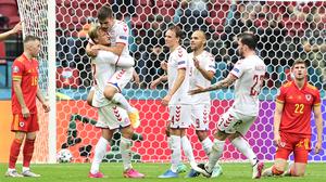 Euro Highlights Denmark Defeats Wales 4 0 To Enter Quarterfinals Sportstar
