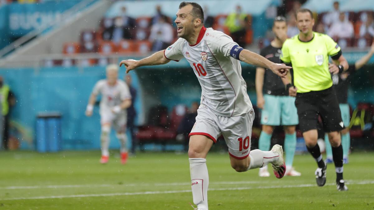 North Macedonia's Pandev becomes second oldest Euro goalscorer