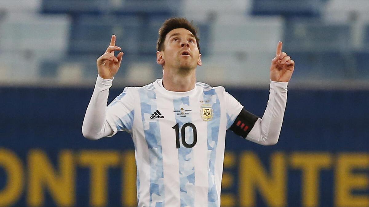 Copa America Bolivia Vs Argentina Highlights Record Breaking Messi Guides Argentina To 4 1 Win Over Bolivia Sportstar