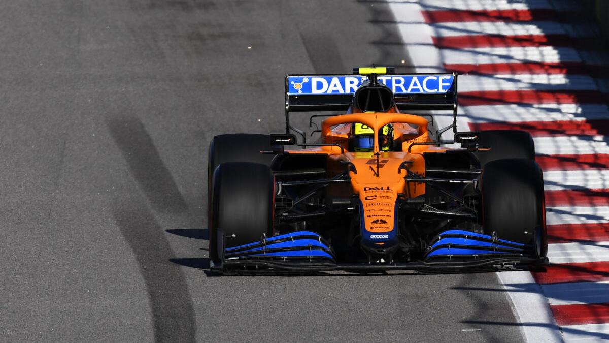 McLaren’s Norris takes his first F1 pole in Russia