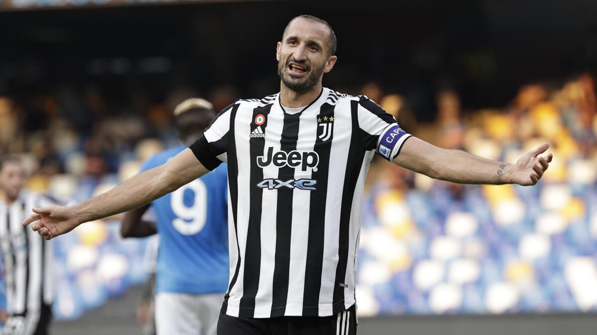 Giorgio Chiellini Ashamed As An Italian After Napoli Trio Abused Sportstar