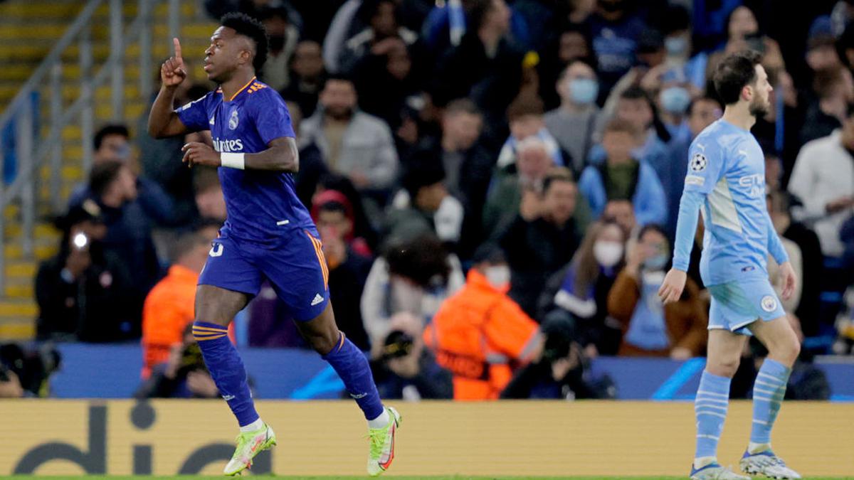 #SportsNews: Manchester City vs Real Madrid LIVE: MCI 3-2 RMA, Vinicius scores his first Champions League semifinal goal