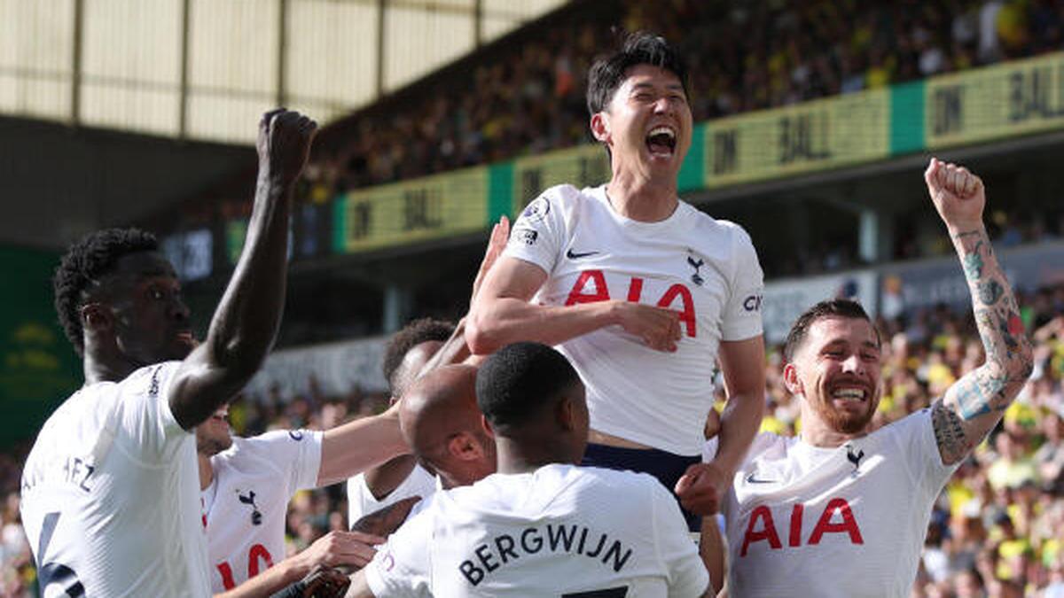 Tottenham seals Champions League spot with 5-0 win at Norwich