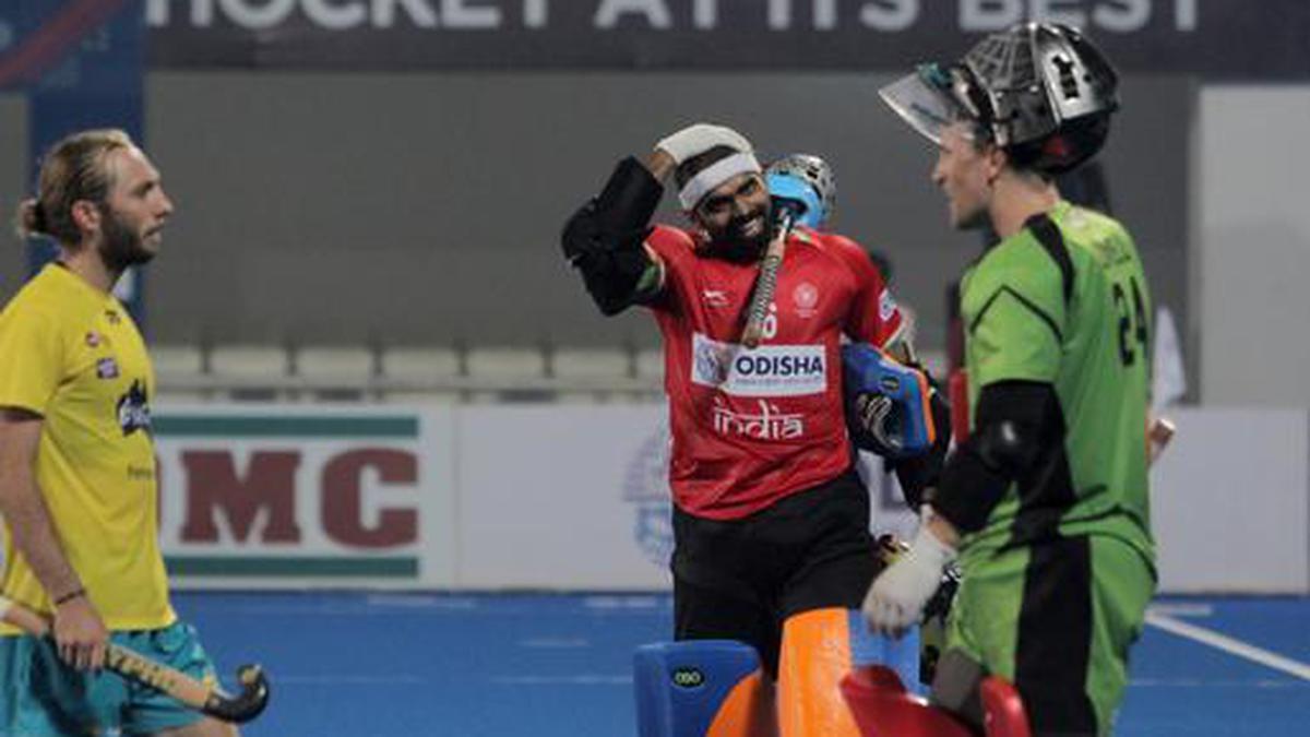 Hockey Pro League India Vs Australia Sreejesh The Hero As India