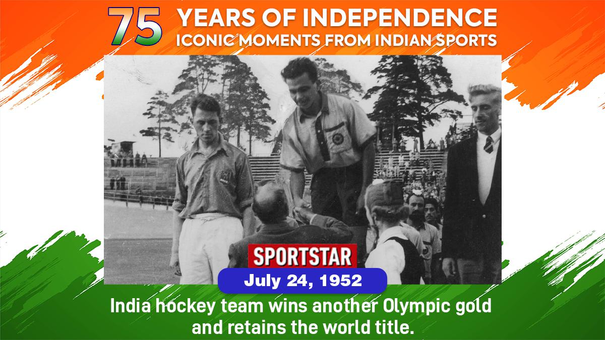75 jaar onafhankelijkheid, 75 iconische momenten van Indiase sporten: 2e plaats – Olympisch hockeygoud 1952