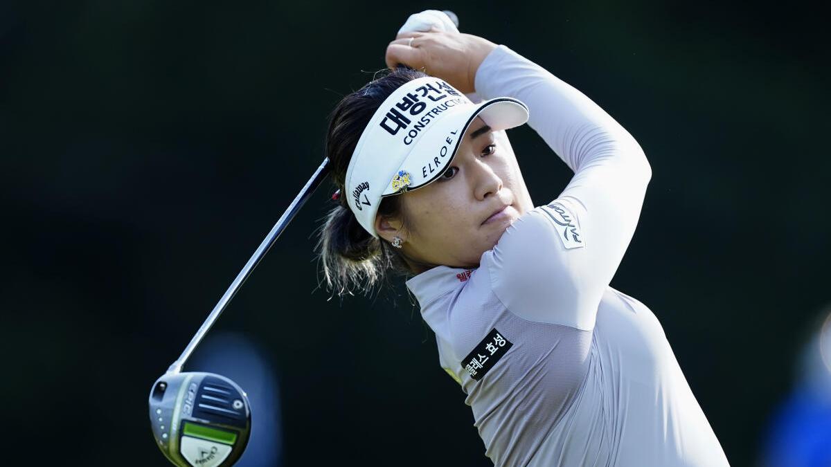 Evian Championship: Jeongeun Lee ties golf majors record for lowest round of 61