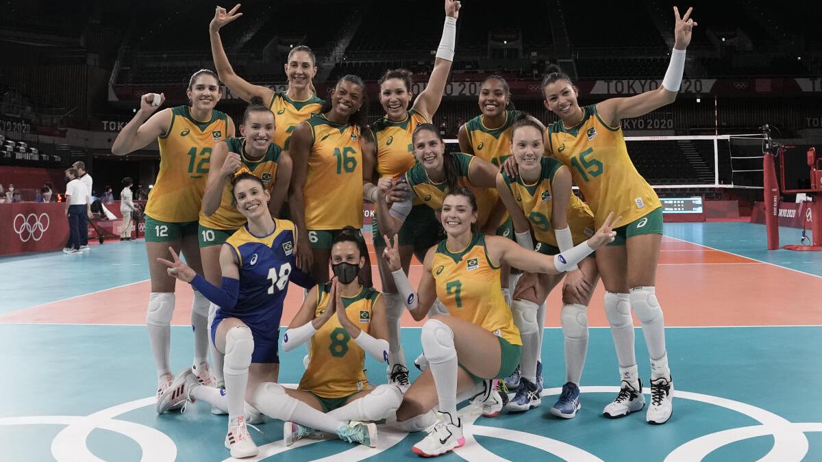 Tokyo Olympics Women’s Volleyball: Rampant Brazil warms up for quarterfinal in style