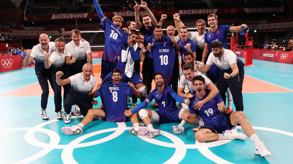 Tokyo Olympics Men's Volleyball: France beats ROC in a thrilling five ...