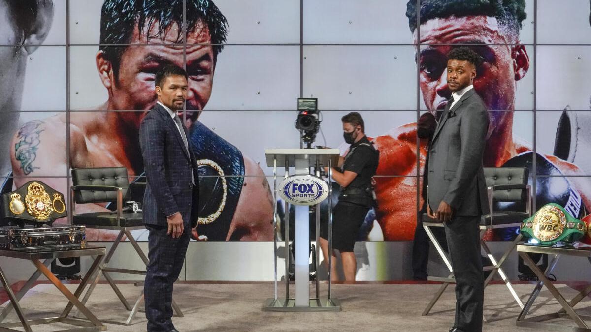 Manny Pacquiao to fight Yordenis Ugas after Errol Spence Jr pulls out due to eye injury