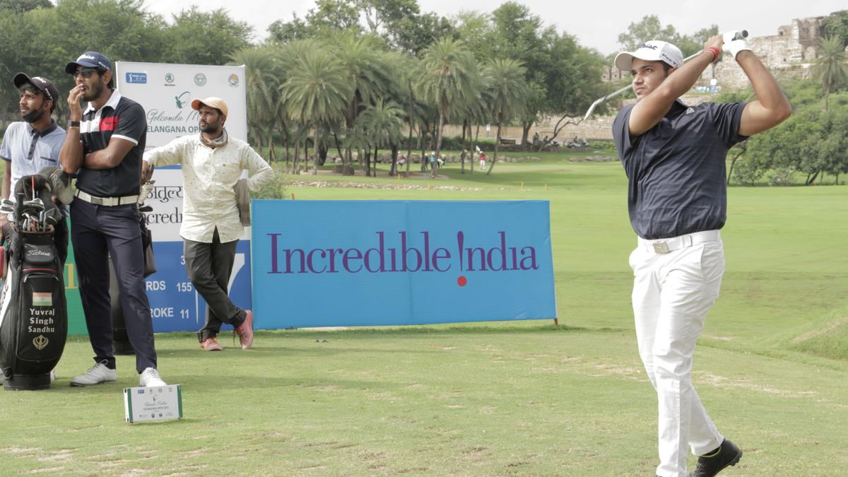 Gandas takes five-shot lead in Round 2 of the Golconda Masters Telangana Open 2021