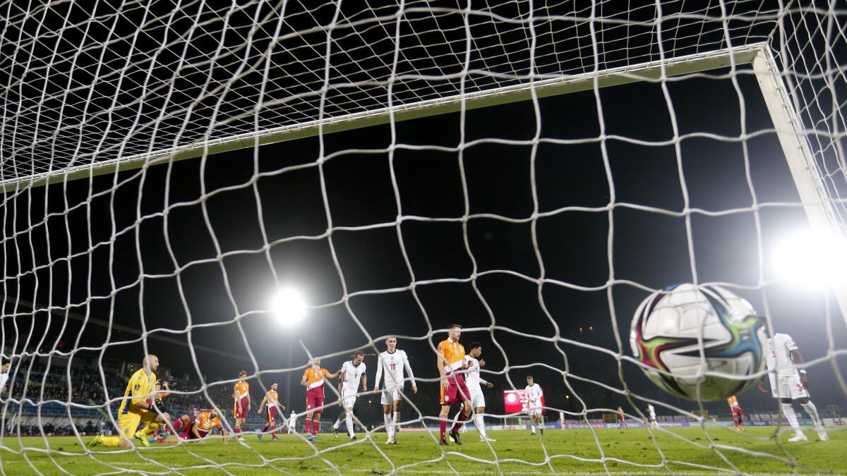 L’Inghilterra conferma il suo posto ai Mondiali 2022 con una vittoria di 10 gol su San Marino