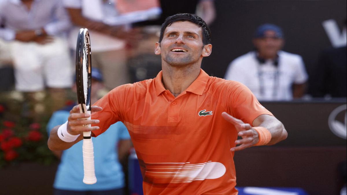 Djokovic beats Tsitsipas to clinch sixth Italian Open title