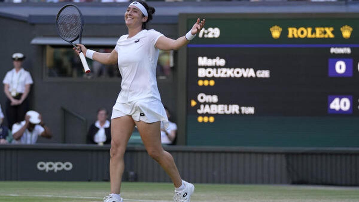 Wimbledon 2022: Jabeur rallies past Bouzkova to reach maiden major semifinal