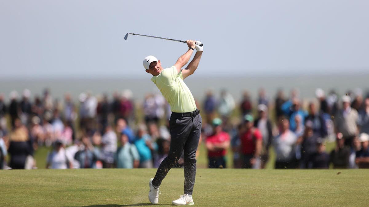 British Open Golf: McIlroy makes cut but still searching for spark
