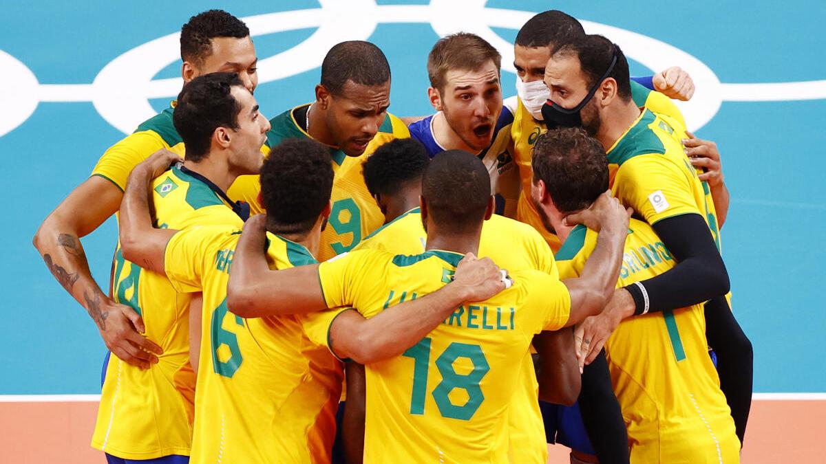 Pallavolo: seconda vittoria consecutiva per gli uomini del Brasile;  Contrattempi per Italia e Stati Uniti