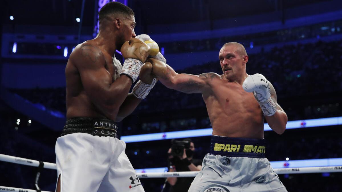 AJ says he’s ‘no sulker’ as Usyk cherishes historic heavyweight title win