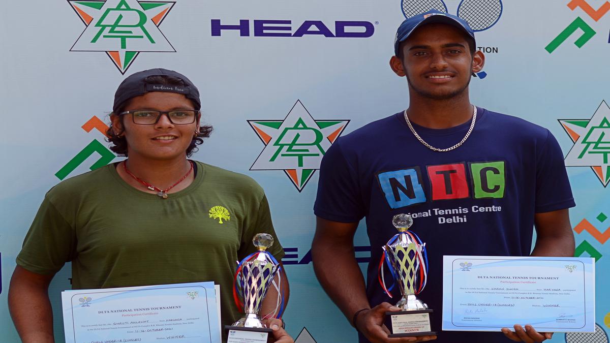 Sports News: Karan and Shruti shine at National junior tennis championships